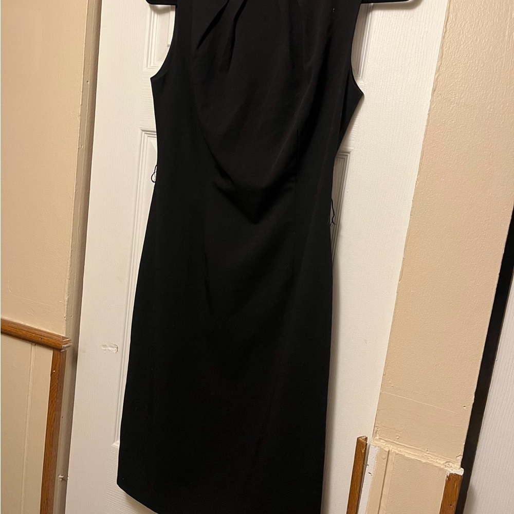 Sleeveless black dress mid length great condition